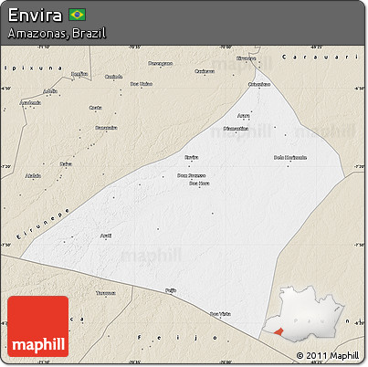 Classic Style Map of Envira