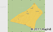 Savanna Style Map of Envira, single color outside