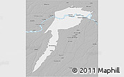 Gray 3D Map of Fonte Boa