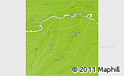 Physical 3D Map of Fonte Boa