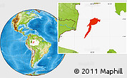 Physical Location Map of Fonte Boa, highlighted parent region