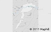 Silver Style Map of Fonte Boa