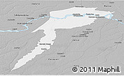 Gray Panoramic Map of Fonte Boa