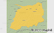Savanna Style 3D Map of Labrea