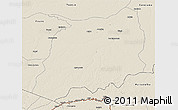 Shaded Relief 3D Map of Labrea