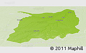 Physical Panoramic Map of Labrea, lighten