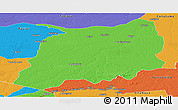 Political Panoramic Map of Labrea