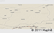 Shaded Relief Panoramic Map of Labrea