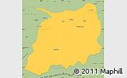 Savanna Style Simple Map of Labrea