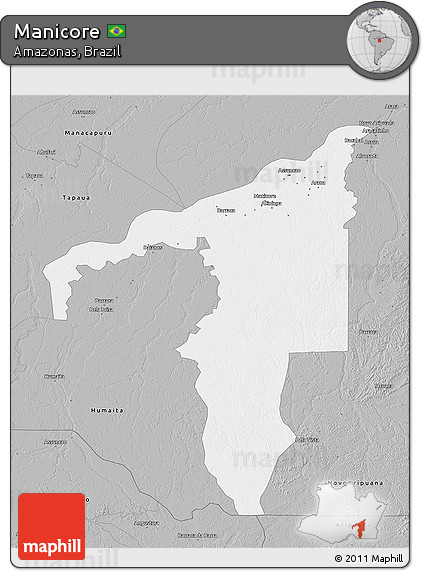 Gray 3D Map of Manicore