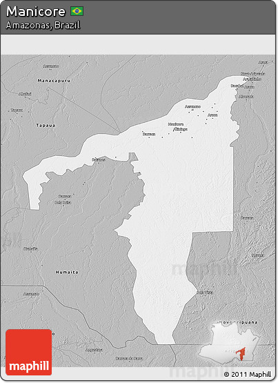 Gray 3D Map of Manicore