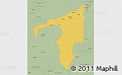 Savanna Style 3D Map of Manicore