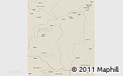 Shaded Relief 3D Map of Manicore