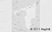 Silver Style 3D Map of Manicore