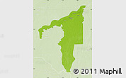 Physical Map of Manicore, lighten
