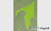 Physical Map of Manicore, semi-desaturated