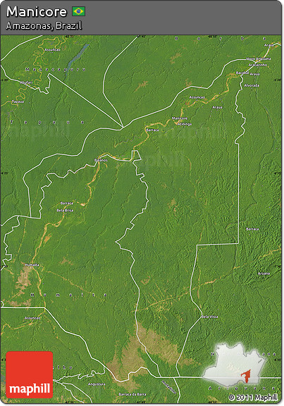 Satellite Map of Manicore