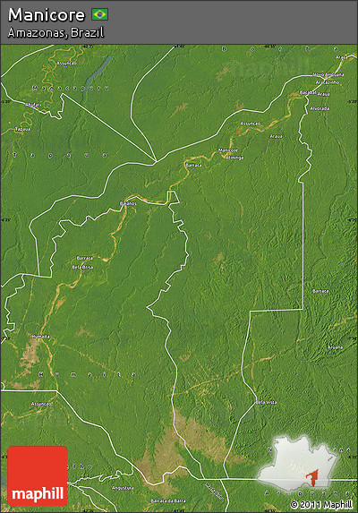 Satellite Map of Manicore