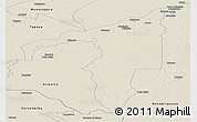 Shaded Relief Panoramic Map of Manicore