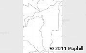 Blank Simple Map of Manicore, no labels