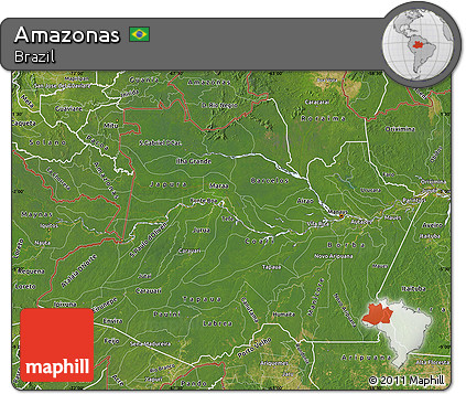 Satellite Map of Amazonas