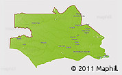 Physical 3D Map of S.Gabriel D'Cac., cropped outside