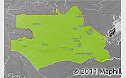 Physical 3D Map of S.Gabriel D'Cac., desaturated