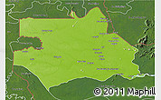 Physical 3D Map of S.Gabriel D'Cac., satellite outside