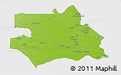 Physical 3D Map of S.Gabriel D'Cac., single color outside