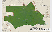 Satellite 3D Map of S.Gabriel D'Cac., shaded relief outside