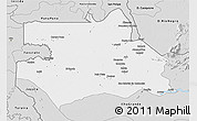 Silver Style 3D Map of S.Gabriel D'Cac.