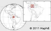 Blank Location Map of S.Gabriel D'Cac., within the entire country