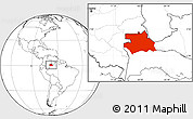 Blank Location Map of S.Gabriel D'Cac.