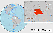 Gray Location Map of S.Gabriel D'Cac.