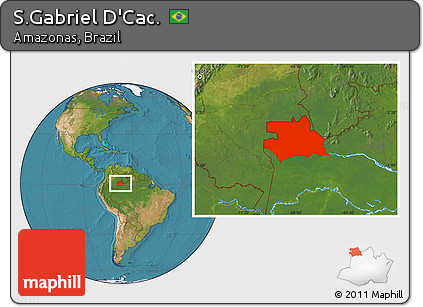 Satellite Location Map of S.Gabriel D'Cac.