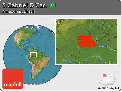Satellite Location Map of S.Gabriel D'Cac.