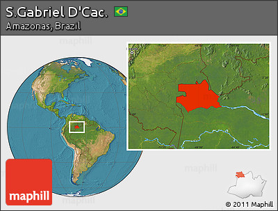 Satellite Location Map of S.Gabriel D'Cac.
