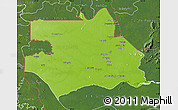 Physical Map of S.Gabriel D'Cac., satellite outside
