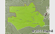 Physical Map of S.Gabriel D'Cac., semi-desaturated