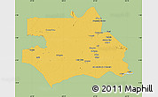 Savanna Style Map of S.Gabriel D'Cac., single color outside