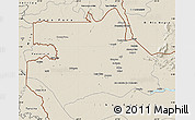 Shaded Relief Map of S.Gabriel D'Cac.
