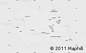 Silver Style Map of S.Gabriel D'Cac., single color outside