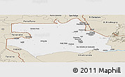 Classic Style Panoramic Map of S.Gabriel D'Cac.