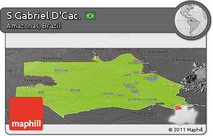 Physical Panoramic Map of S.Gabriel D'Cac., darken, desaturated