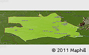 Physical Panoramic Map of S.Gabriel D'Cac., darken