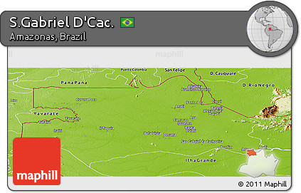 Physical Panoramic Map of S.Gabriel D'Cac.
