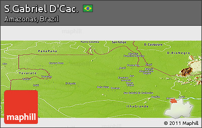 Physical Panoramic Map of S.Gabriel D'Cac.