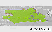 Physical Panoramic Map of S.Gabriel D'Cac., lighten, desaturated