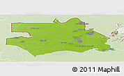 Physical Panoramic Map of S.Gabriel D'Cac., lighten