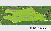 Physical Panoramic Map of S.Gabriel D'Cac., satellite outside